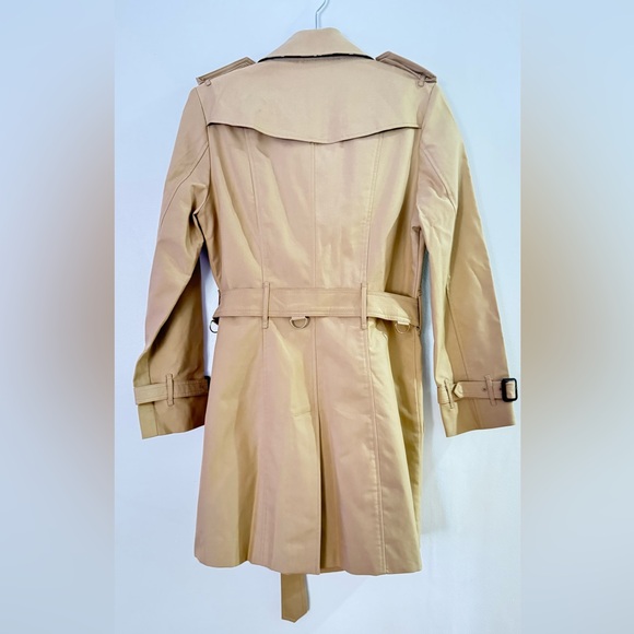Source Unknown Beige Double-Breasted Trench Coat BNWT size Large - Picture 2 of 8